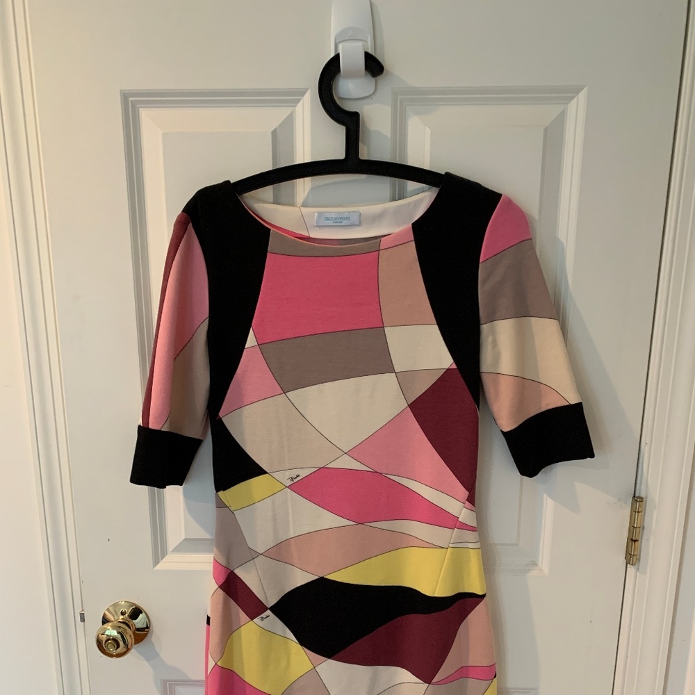 Emilio Pucci Multi Color Dress Size 8 (M)